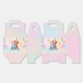 Teddy Bear First Birthday Party | Rainbow Bedankdoosjes (Ongevouwen)