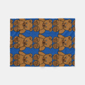 Teddy Bear Fleece Blanket (Voorkant (Horizontaal))