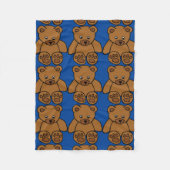 Teddy Bear Fleece Blanket (Voorkant)