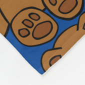 Teddy Bear Fleece Blanket Deken (Hoek)