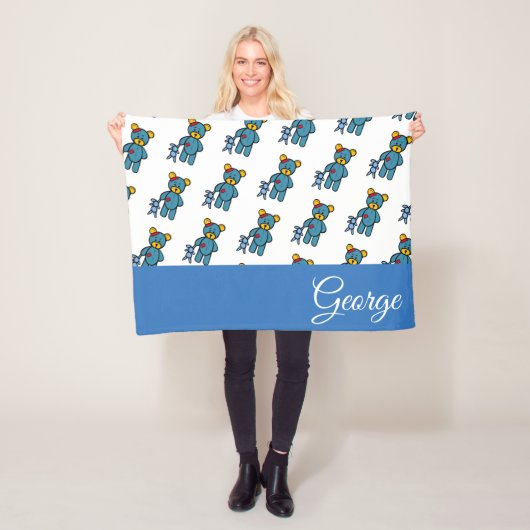 Teddy Bear Fleece Deken (In situ)