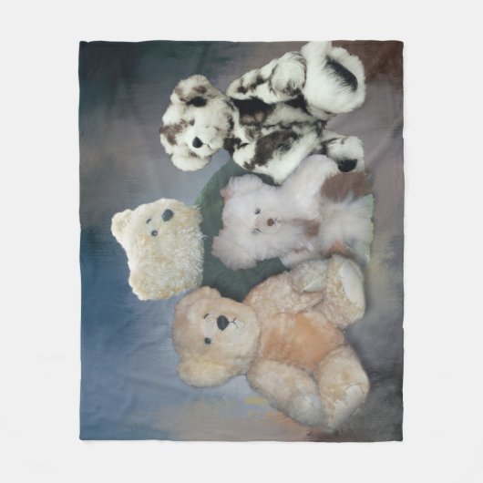 Teddy Bear fleece deken (Voorkant)