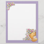 Teddy Bear Flowers Letterhead (Voorkant)