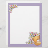 Teddy Bear Flowers Letterhead (Voorkant / Achterkant)