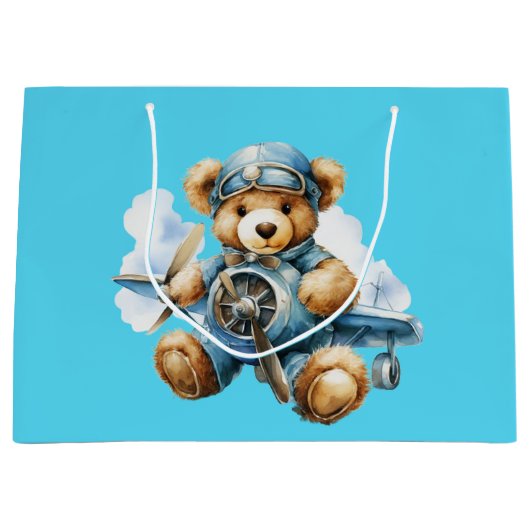 Teddy Bear Flyer Groot Cadeauzakje (Voorkant)