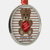 Teddy Bear for Baby Ceramic Ornament (Rechts)