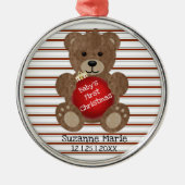 Teddy Bear for Baby Ceramic Ornament (Voorkant)