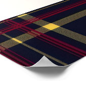 Teddy Bear Foto Beary 1e verjaardag Welkom Poster (Hoek)