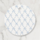 Teddy Bear French Nursery Baby shower Thank you Bedankjes Labels (Achterkant)