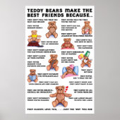 Teddy Bear Friends Poster (Voorkant)
