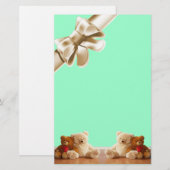 Teddy Bear Friends Set Briefpapier (Voorkant / Achterkant)