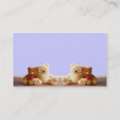 Teddy Bear Friends Set Visitekaartje (Achterkant)