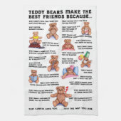 Teddy Bear Friends Towel Theedoek (Verticaal)