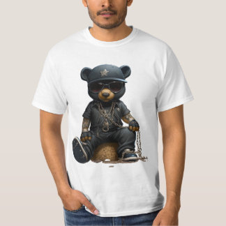 Teddy bear gangster t-shirt