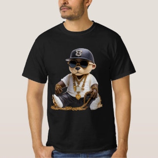 Teddy bear gangster t-shirt