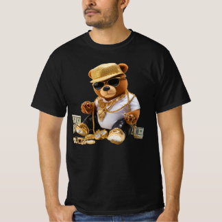 Teddy bear gangster t-shirt