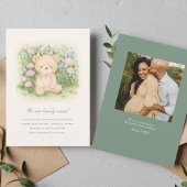 Teddy Bear Garden Classic Baby shower Kaart