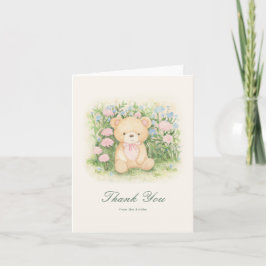 Teddy Bear Garden Classic Bedankkaart