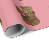 Teddy Bear geeft een hart Cadeaupapier (Rol Hoek)