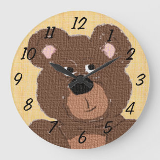 Teddy Bear (geel) Grote Klok