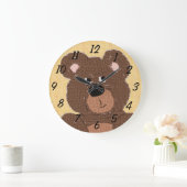 Teddy Bear (geel) Grote Klok (Huis)