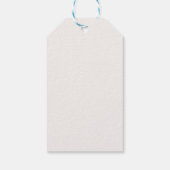 Teddy Bear Gender Neutral Baby shower Bedankt Cadeaulabel (Achterkant)