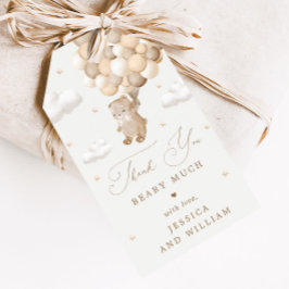 Teddy Bear Gender Neutral Baby shower Cadeaulabel