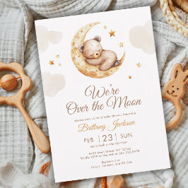 Teddy Bear Gender Neutral Baby shower Kaart