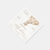 Teddy Bear Gender Neutral Baby shower Servet (Hoek)