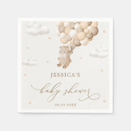 Teddy Bear Gender Neutral Baby shower Servet