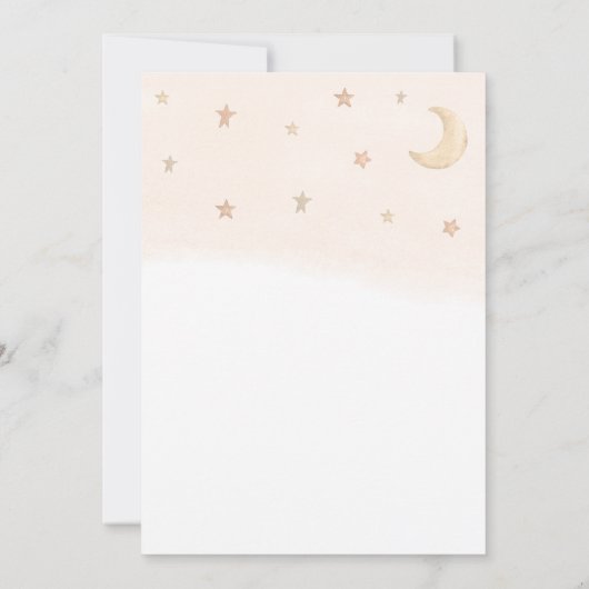 Teddy Bear Gender Neutral Balloon Baby shower Kaart (Achterkant)