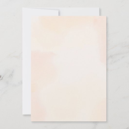 Teddy Bear Gender Reopenbaart de partij Kaart (Achterkant)