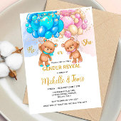 Teddy Bear Gender Reopenbaart de partij Kaart