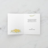 Teddy Bear Geslacht Onthullen Partij Dank u Notitiekaartje (Binnen)