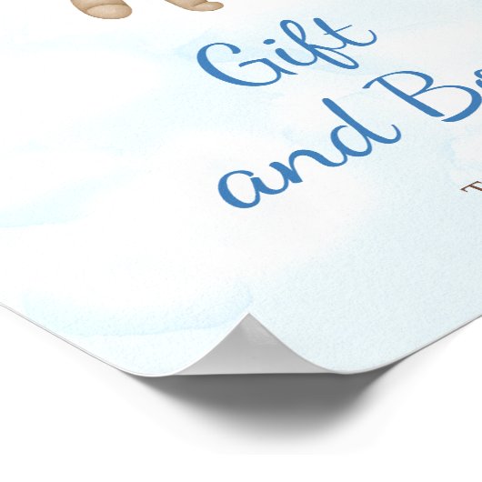 Teddy Bear Gift and Books Poster (Hoek)