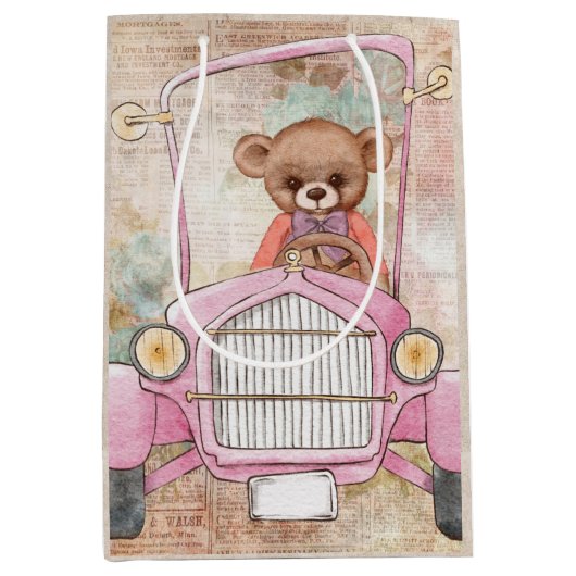 Teddy Bear Gift Bag Medium Cadeauzakje (Voorkant)