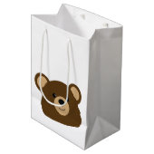 Teddy Bear Gift Bag Medium Cadeauzakje (Voorkant Gekanteld)