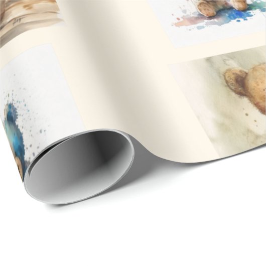 Teddy Bear Gift Cadeaupapier (Rol Hoek)