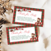 Teddy Bear Girl Baby Shower Books for Baby Informatiekaartje