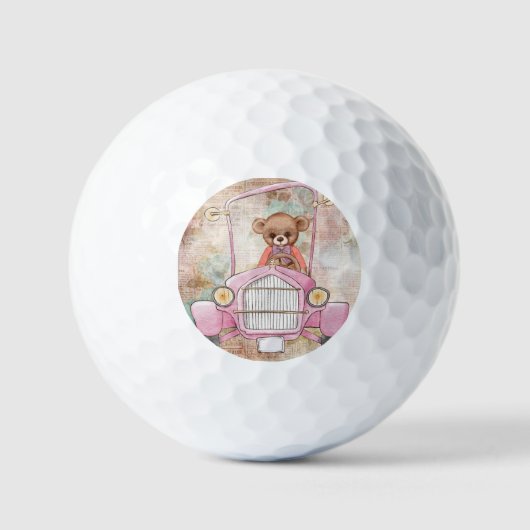 Teddy Bear Golf Ball Golfballen (Voorkant)