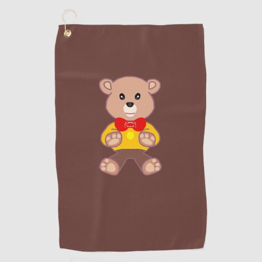 Teddy Bear  Golfhanddoek (Voorkant)