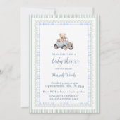 Teddy Bear Grandmillennial Baby shower Kaart (Voorkant)