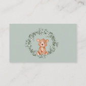 Teddy Bear Greenery Books voor Baby Informatiekaartje (Achterkant)