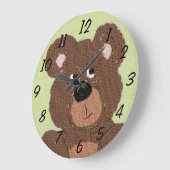Teddy Bear (groen) Grote Klok (Hoek)