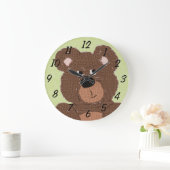 Teddy Bear (groen) Grote Klok (Huis)