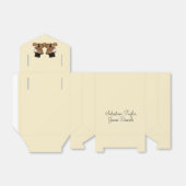 Teddy Bear Grooms Wedding Bedankdoosjes (Uitgevouwen)