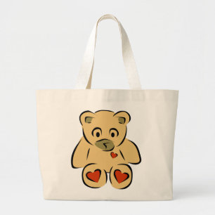 Teddy Bear Grote Tote Bag