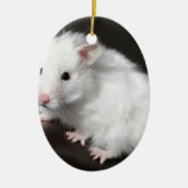 Teddy Bear Hamster Keramisch Ornament (Voorkant)