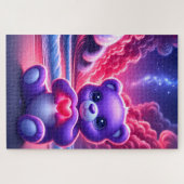 Teddy Bear Hart Handen Legpuzzel (Horizontaal)