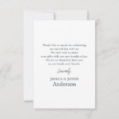 Teddy Bear Hete Luchtballon Dank u Bedankkaart (Achterkant)